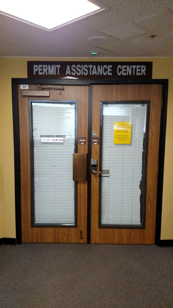 This is the Permit Denial Center at Thurston County - which also apparently edits and controls the Olympian at times as well