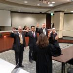 New SeaTac City Council being sworn into office January 2016