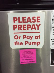 Please Pay King at the Pump