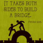 Two to build a bridge
