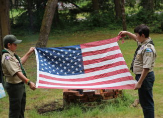 In Washington DC there may be political chaos, but in the other Washington honor and respect still flourishes