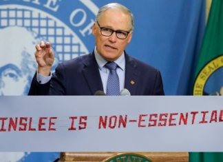 More “belligerent” protests against Washington State Governor Inslee